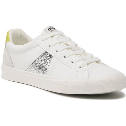 Sneakers - Onlsunny-11 15288092 White/Silver Gli - ONLY Shoes - Modalova