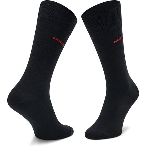 Set di 2 paia di calzini lunghi da uomo - Allover Logo 50473191 100 - HUGO - Modalova