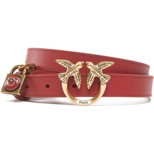 Cintura da donna - Love Lock H2 Belt AI 22-23 PLT01 1H213G Y5H7 Ruby Red R72Q - pinko - Modalova