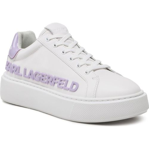 Sneakers - KL62210 White Lthr w/Lilac - Karl Lagerfeld - Modalova