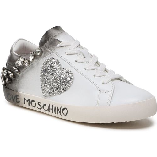 Sneakers - JA15102G1GIAH10A Bian/Glit/Arge - Love Moschino - Modalova