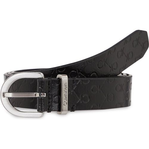 Cintura da donna - Ck Must Loop Rnd Belt K60K611295 Ck Black BAX - Calvin Klein - Modalova