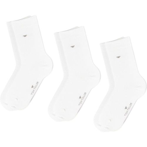 Set di 3 paia di calzini lunghi da bambini - 9203 White 660 - Tom Tailor - Modalova