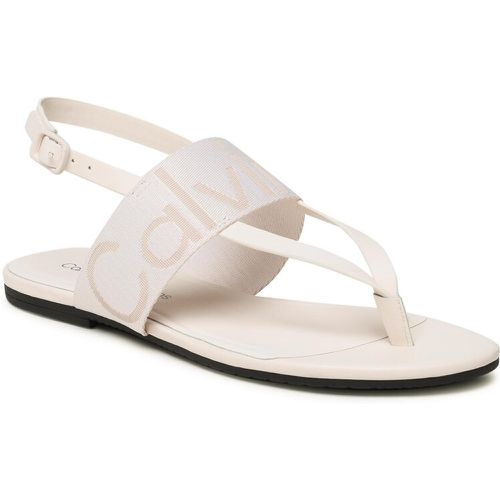 Sandali - Flat Sandal Toepost Webbing YW0YW00956 Ancient White YBH - Calvin Klein Jeans - Modalova