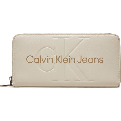 Portafoglio grande da donna K60K607634 Écru - Calvin Klein Jeans - Modalova