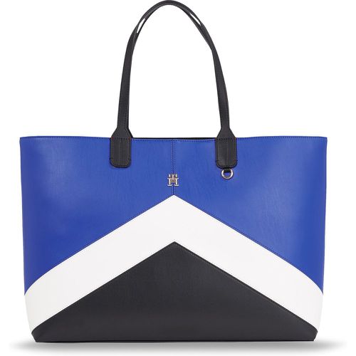 Borsetta Iconic Tommy Tote Chevron AW0AW15204 - Tommy Hilfiger - Modalova