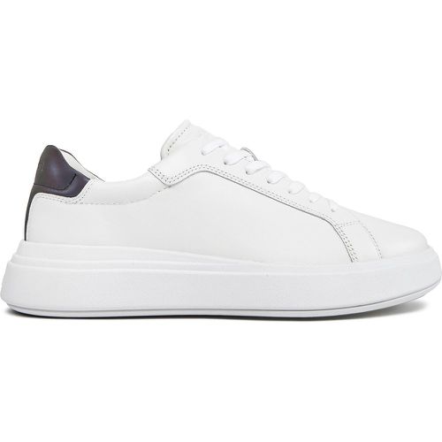 Sneakers Low Top Lace Up Pet HM0HM01288 White/Petroleum 0K8 - Calvin Klein - Modalova