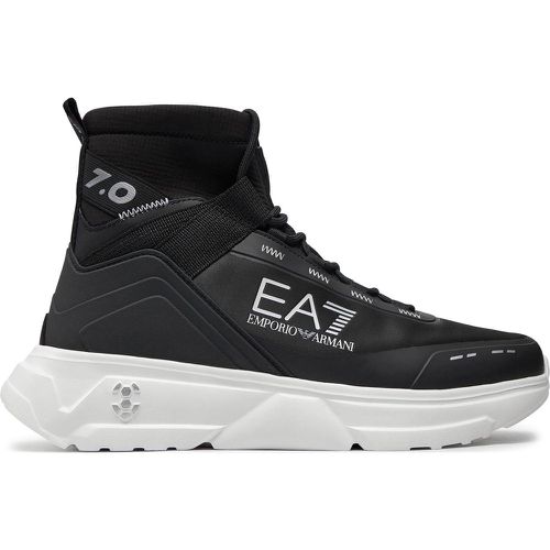 Sneakers X8Z043 XK362 Q739 Black+Silver+White - EA7 Emporio Armani - Modalova