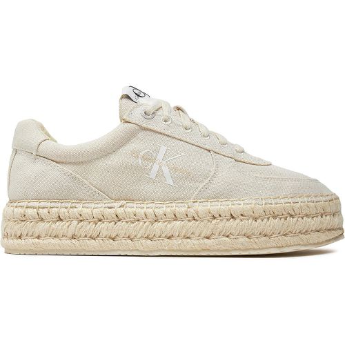 Espadrillas Espadrille Sneaker Cs Btw YW0YW01437 Écru - Calvin Klein Jeans - Modalova