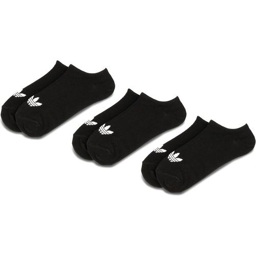 Set di 3 paia di calzini corti unisex Trefoil Liner S20274 Black/Black/White - Adidas - Modalova