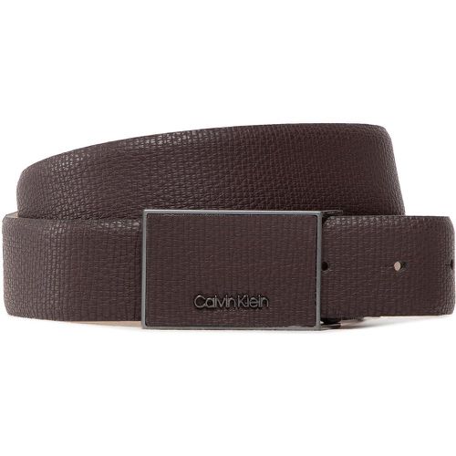 Cintura da uomo Leather Inlay Plaque Pal 35Mm K50K509766 GE7 - Calvin Klein - Modalova