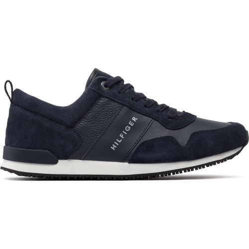 Sneakers Iconic Leather Suede Mix Runner FM0FM00924 - Tommy Hilfiger - Modalova