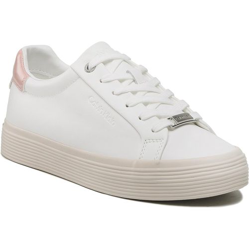 Sneakers Vulc Lace Up HW0HW01372 White/Pink Mix 0LE - Calvin Klein - Modalova