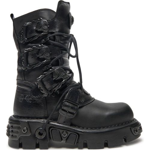 Anfibi NEW ROCK M-391-S18 Nero - New Rock - Modalova