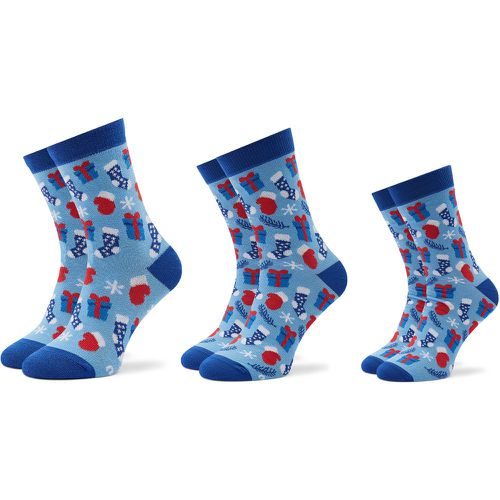 Set di 3 paia di calzini lunghi unisex Xmas Balls - Rainbow Socks - Modalova