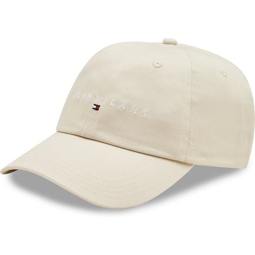 Cappellino Tjm Linear Logo 6-Panel Cap AM0AM12894 Écru - Tommy Jeans - Modalova