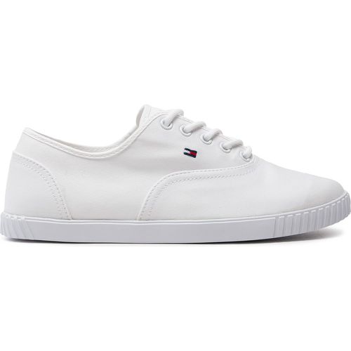 Scarpe sportive Canvas Lace Up Sneaker FW0FW07805 - Tommy Hilfiger - Modalova