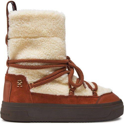 Stivali da neve Lace-Up Faux Shearling Snowboot FW0FW08252 - Tommy Hilfiger - Modalova