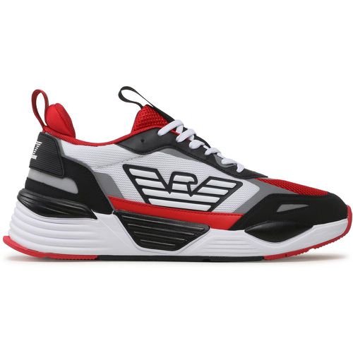 Sneakers X8X070 XK165 S315 Black/White/Rac.Red - EA7 Emporio Armani - Modalova
