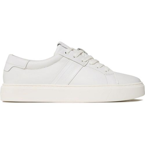 Sneakers Low Top Lace Up Lth HM0HM01055 Triple White 0K4 - Calvin Klein - Modalova
