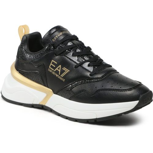 Sneakers X7X007 XK310 K476 Black/Light Gold - EA7 Emporio Armani - Modalova