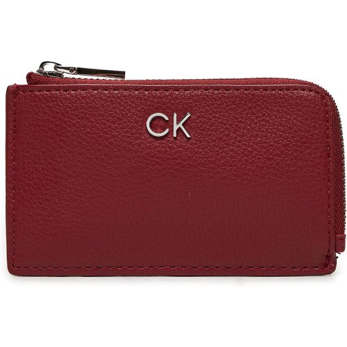 Custodie per carte di credito Ck Daily Zip Cardholder W/Chain K60K612281 - Calvin Klein - Modalova