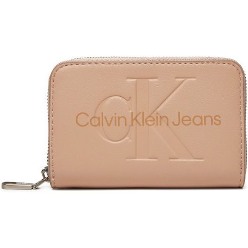 Portafoglio piccolo da donna Zip Around Mono K60K612255 - Calvin Klein Jeans - Modalova