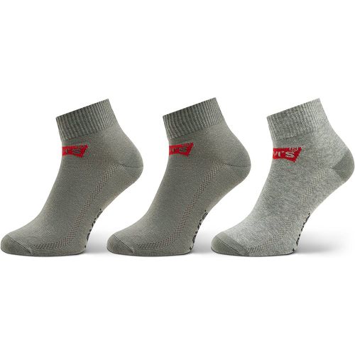 Set di 3 paia di calzini corti da uomo 37157-0179 Middle Grey Melange - Levi's® - Modalova