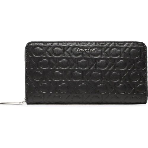 Portafoglio grande da donna Ck Must Z/A Wallet Lg Embossed K60K610253 - Calvin Klein - Modalova