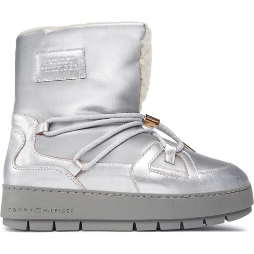 Stivali da neve Tommy Essential Silver Snowboot FW0FW07506 - Tommy Hilfiger - Modalova