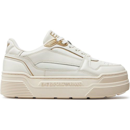 Sneakers X7X010 XK334 S288 Off White+Light Gold - EA7 Emporio Armani - Modalova