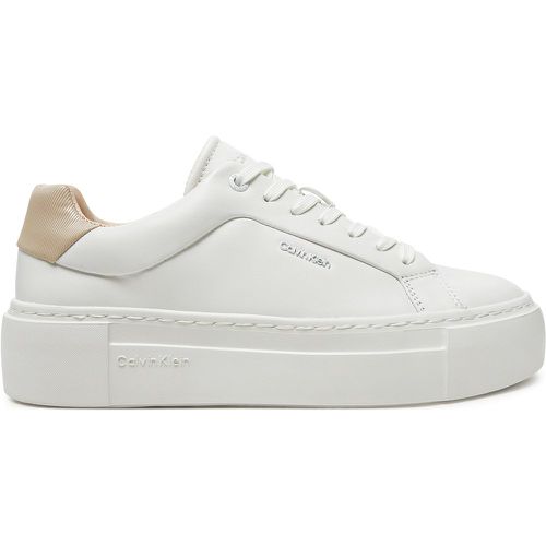 Sneakers Ff Cupsole Lace Up W/Ml Lth HW0HW02202 - Calvin Klein - Modalova