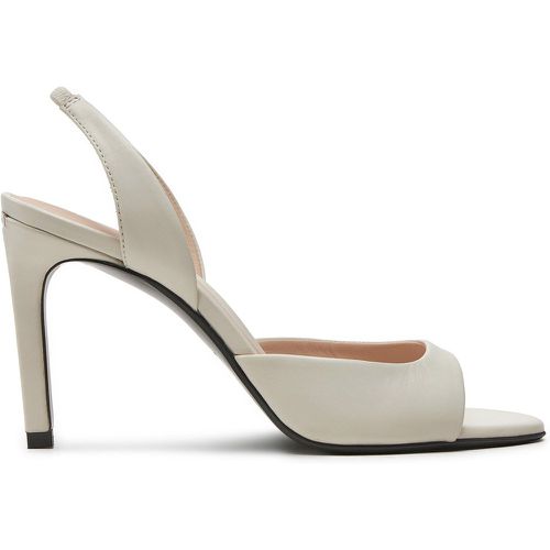 Sandali Heel D'Orsay Sandal 90 Lth HW0HW02124 Écru - Calvin Klein - Modalova