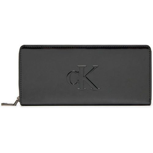 Portafoglio grande da donna Sculpted Zip Around Im K60K613060 - Calvin Klein Jeans - Modalova