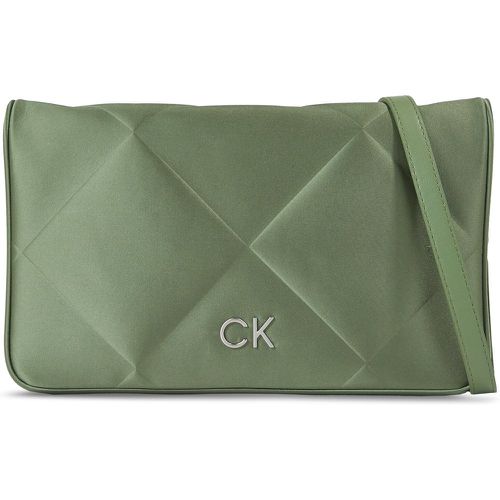 Borsetta Re-Lock Quilt Shoulder Bag-Satin K60K611300 Sea Spray LKG - Calvin Klein - Modalova