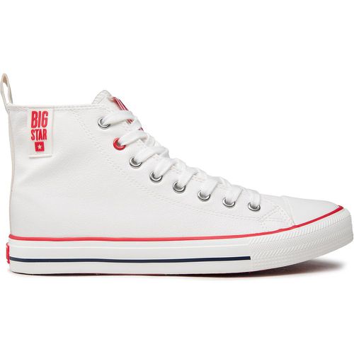 Scarpe da ginnastica JJ174071 White/Red - Big Star Shoes - Modalova