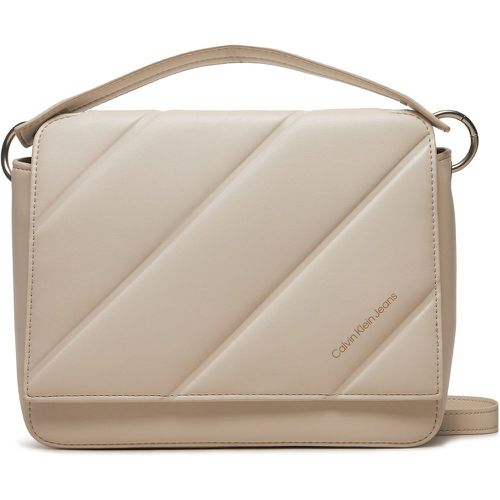 Borsetta Quilted Boxy Flap Crossbody24 K60K612243 Écru - Calvin Klein Jeans - Modalova