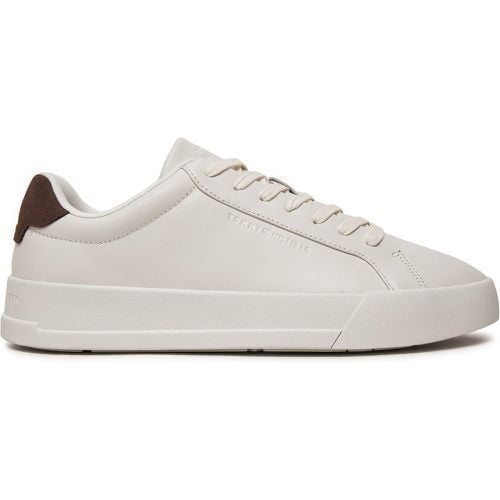 Sneakers Court Better Lth FM0FM05322 Écru - Tommy Hilfiger - Modalova