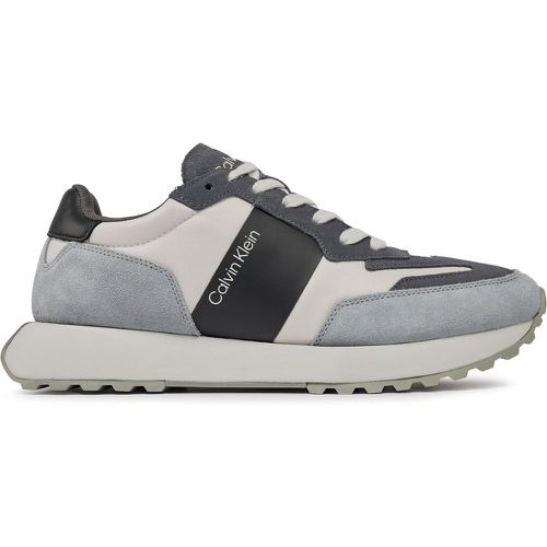 Sneakers Low Top Lace Up Mix HM0HM00497 Granite Road/Magnet/Light Grey 0IO - Calvin Klein - Modalova