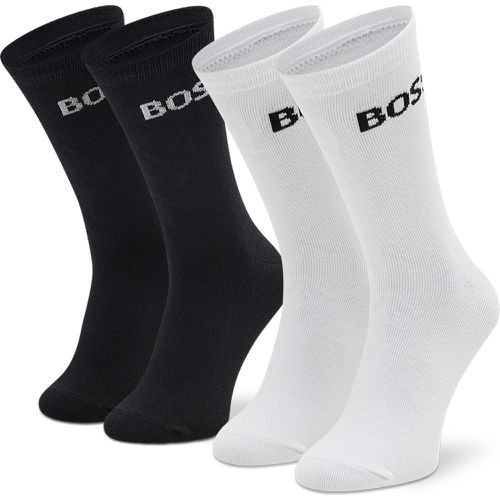 Set di 2 paia di calzini lunghi da bambini J20341 Black 09B - Boss - Modalova