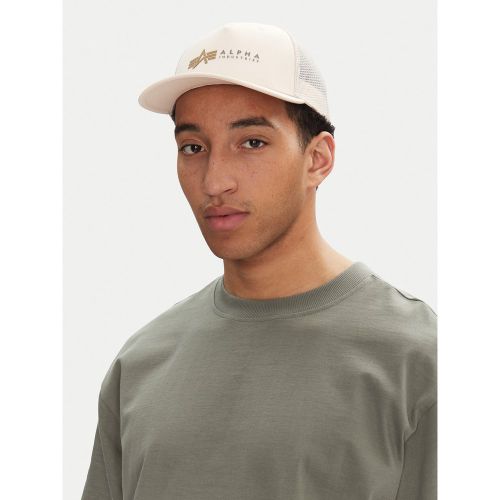 Cappellino Label 106901 Écru - alpha industries - Modalova