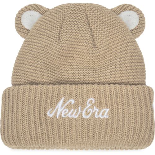 Berretto Teddy Bear Ears Cuff Knit Beanie 60580793 - new era - Modalova