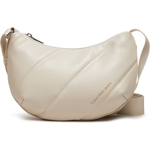 Borsetta Quilted Crescent Cb Bag24 K60K612370 Écru - Calvin Klein Jeans - Modalova