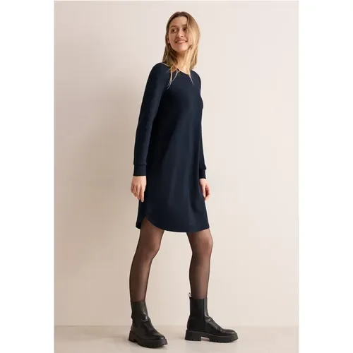 Kleid mit Rundhals - cecil - Modalova