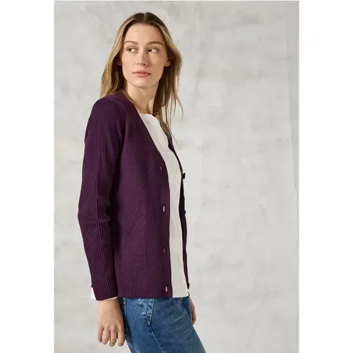 Cardigan mit Rippen-Struktur - cecil - Modalova