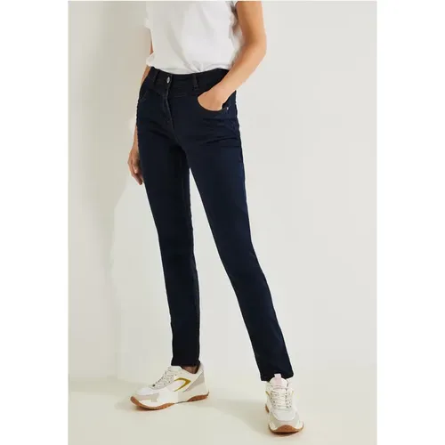 Dunkle Slim Fit Jeans - cecil - Modalova