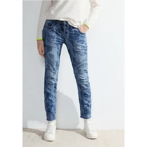 Laserprint Casual Fit Jeans - cecil - Modalova