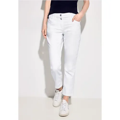 Weiße Slim Fit Jeans - cecil - Modalova