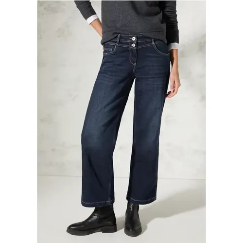 Thermo Wide Leg Jeans - cecil - Modalova