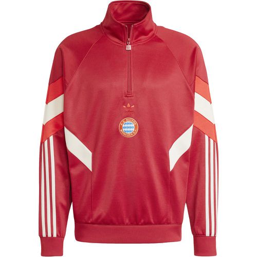 Sweatshirt 1/4 Reißverschluss Bayern Munich 2024/25 - Adidas - Modalova